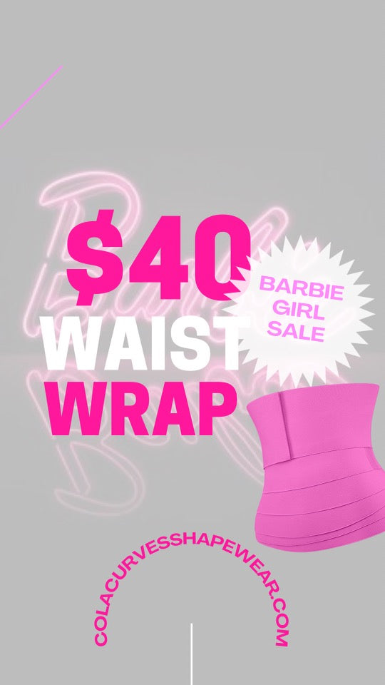 Exclusive Pink Infinity Waist Wrap – Only at Cola Curves